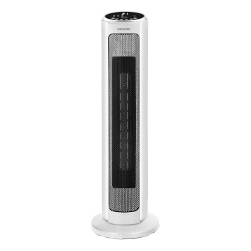 Sencor - Fläkt med keramiskt värmeelement 2200W/230V Wi-Fi vit + fjärrkontroll