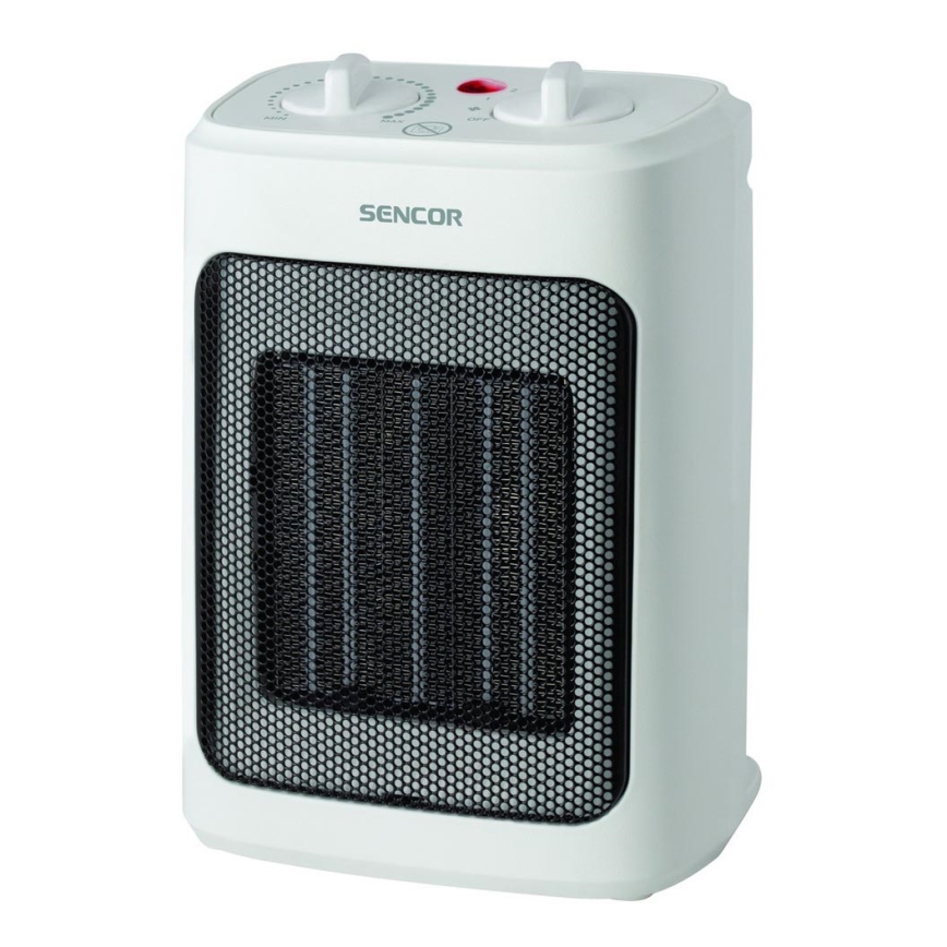 Sencor - Fläkt med keramiskt värmeelement 900/1300/2000W/230V svart