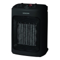 Sencor - Fläkt med keramiskt värmeelement 900/1300/2000W/230V svart