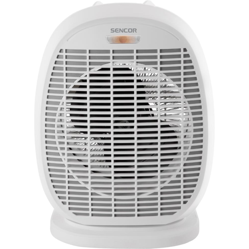 Sencor - Fläkt med värmeelement 1200/2000W/230V vit/grå
