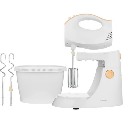 Sencor - Hand whisk med en rotating bowl 500W/230V vit
