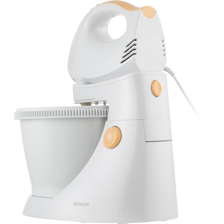 Sencor - Hand whisk med en rotating bowl 500W/230V vit