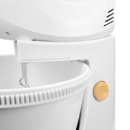 Sencor - Handmixer med roterande skål 500W/230V vit