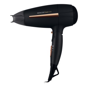Sencor - hårfön 2000W/230V svart /gyllene
