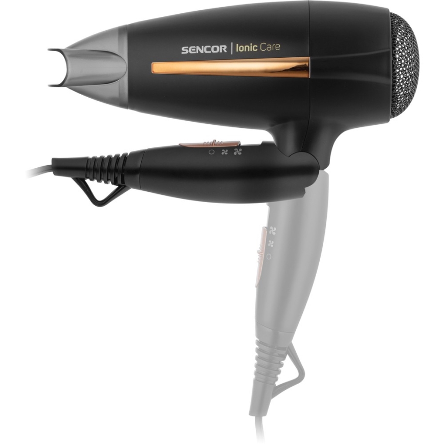 Sencor - hårfön 2000W/230V svart /gyllene