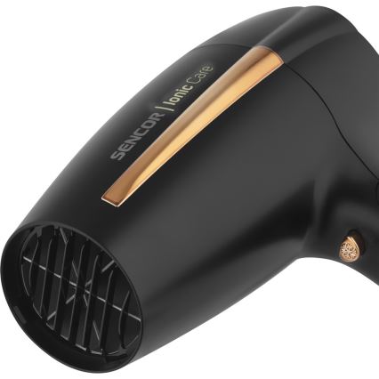 Sencor - hårfön 2000W/230V svart /gyllene