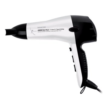 Sencor - hårfön 2000W/230V vit /svart