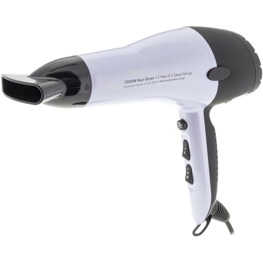 Sencor - hårfön 2000W/230V vit /svart