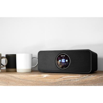 Sencor - Internetradio 14W/5V Wi-Fi + fjärrkontroll
