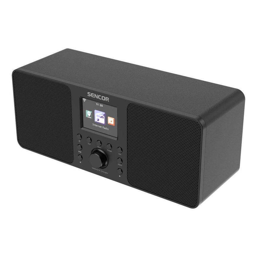 Sencor - Internetradio 20W/5V Wi-Fi + fjärrkontroll