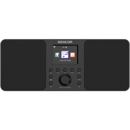 Sencor - Internetradio 20W/5V Wi-Fi + fjärrkontroll