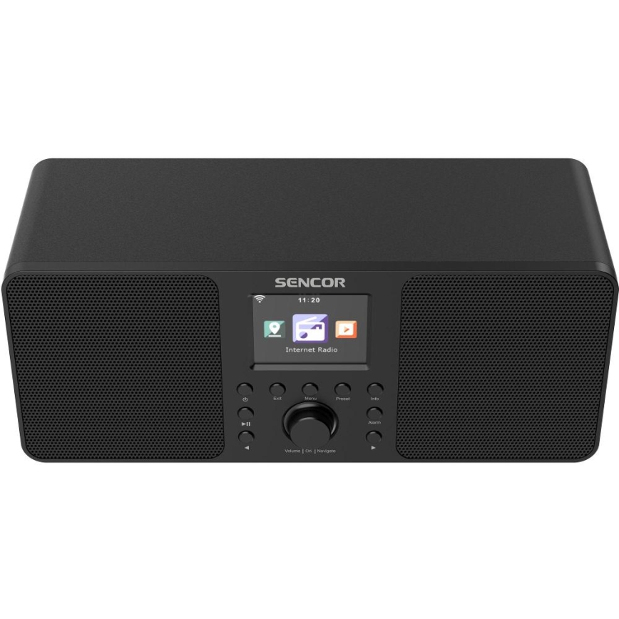 Sencor - Internetradio 20W/5V Wi-Fi + fjärrkontroll