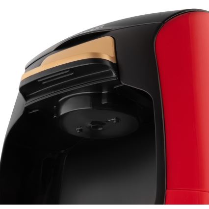 Sencor - Kaffekokare med två muggar 500W/230V röd/svart
