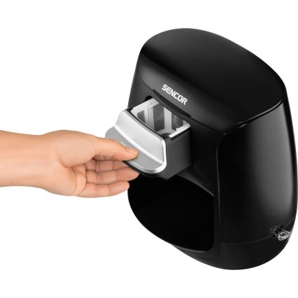 Sencor - Kaffekokare med två muggar 500W/230V svart