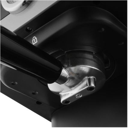 Sencor - Kaffemaskin med spak espresso 1050W/230V svart/matt krom