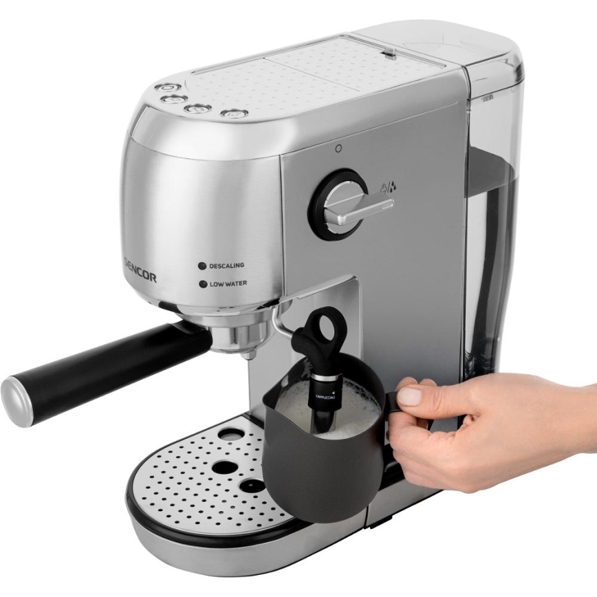 Sencor - Kaffemaskin med spak espresso 1400W/230V