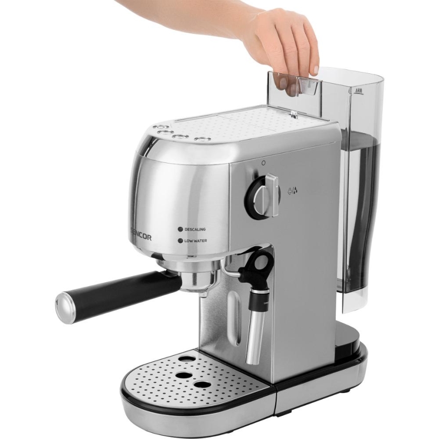 Sencor - Kaffemaskin med spak espresso 1400W/230V