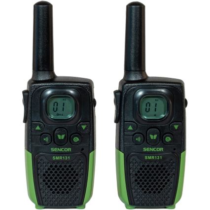 Sencor - KIT 2x Walkie-talkie 3xAAA range 7 km