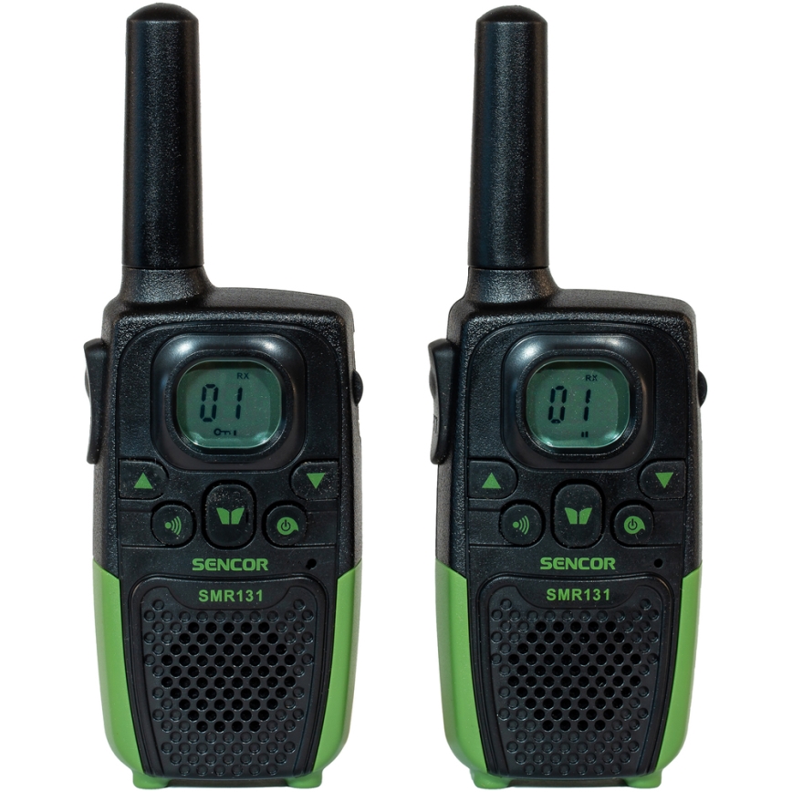 Sencor - KIT 2x Walkie-talkie 3xAAA range 7 km