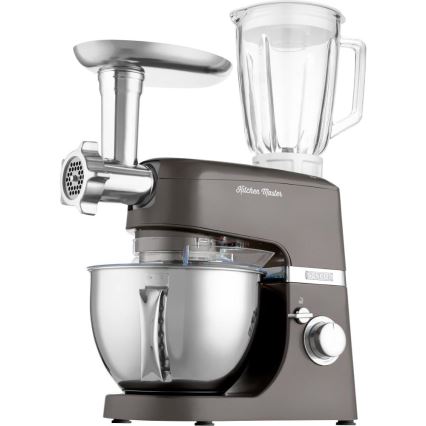 Sencor - Köksrobot med skål av rostfritt stål 1000W/230V grå