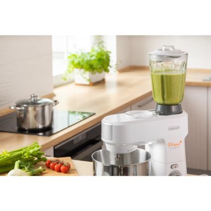 Sencor - Köksrobot med skål av rostfritt stål 1000W/230V vit