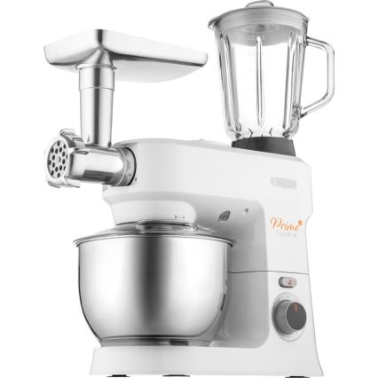 Sencor - Köksrobot med skål av rostfritt stål 1000W/230V vit