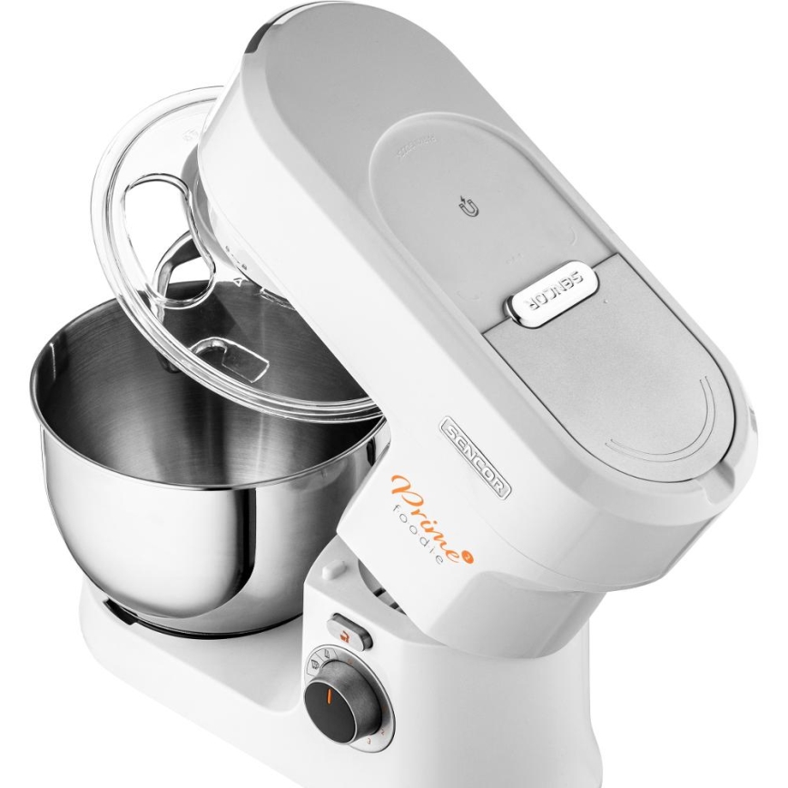 Sencor - Köksrobot med skål av rostfritt stål 1000W/230V vit