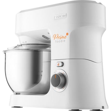 Sencor - Köksrobot med skål av rostfritt stål 1000W/230V vit