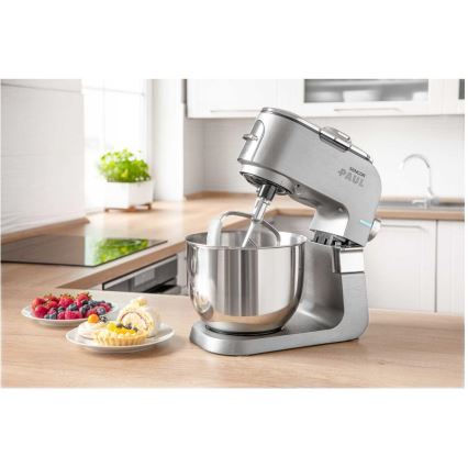 Sencor - Köksrobot med skål av rostfritt stål 1700W/230V matt krom