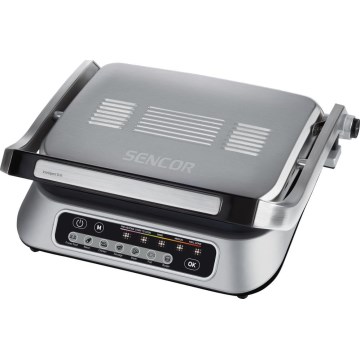 Sencor - Kontaktgrill 2100W/230V matt krom