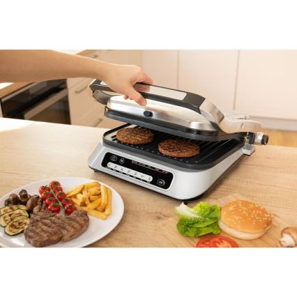 Sencor - Kontaktgrill 2100W/230V matt krom