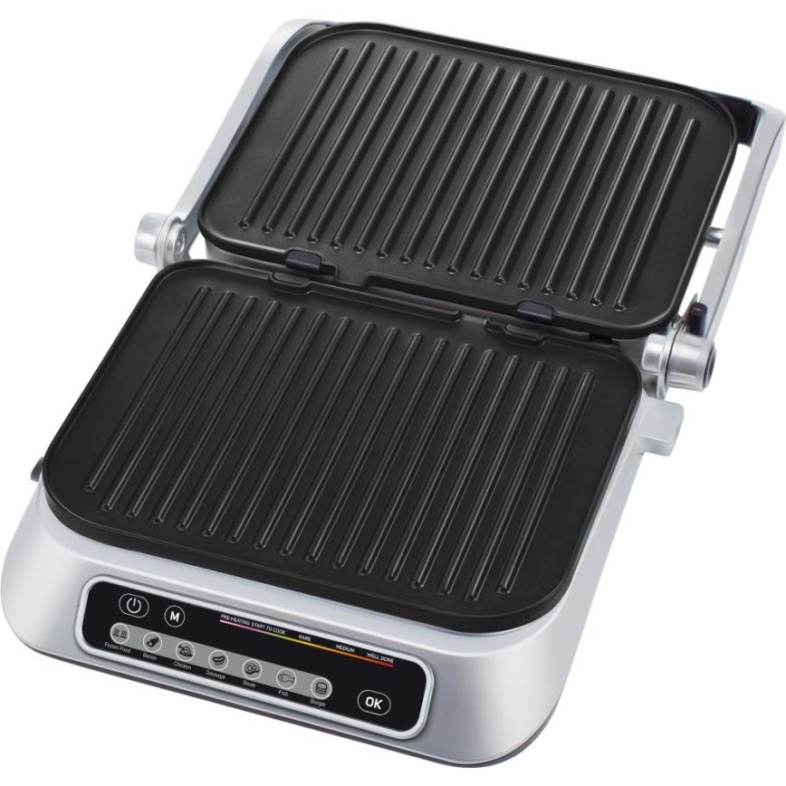 Sencor - Kontaktgrill 2100W/230V matt krom