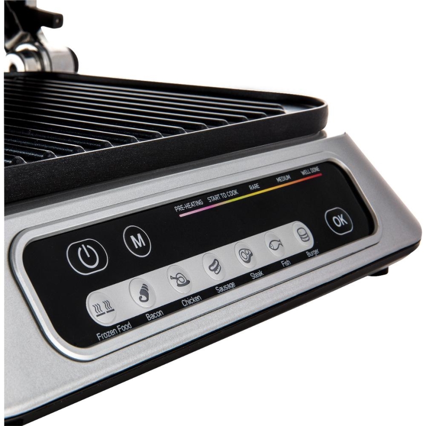 Sencor - Kontaktgrill 2100W/230V matt krom