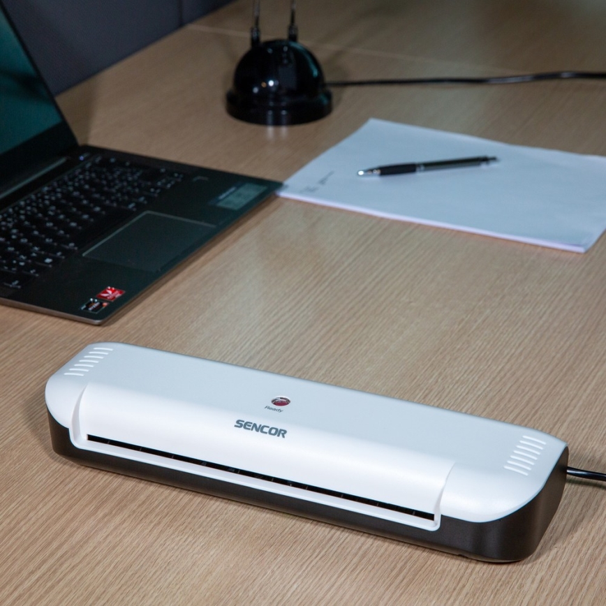 Sencor - Laminator A4 230V vit /svart 