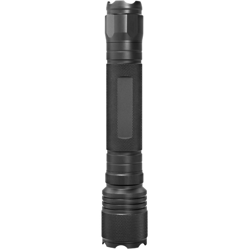 Sencor - LED aluminium ficklampa LED/5W/6xAAA IP44 svart