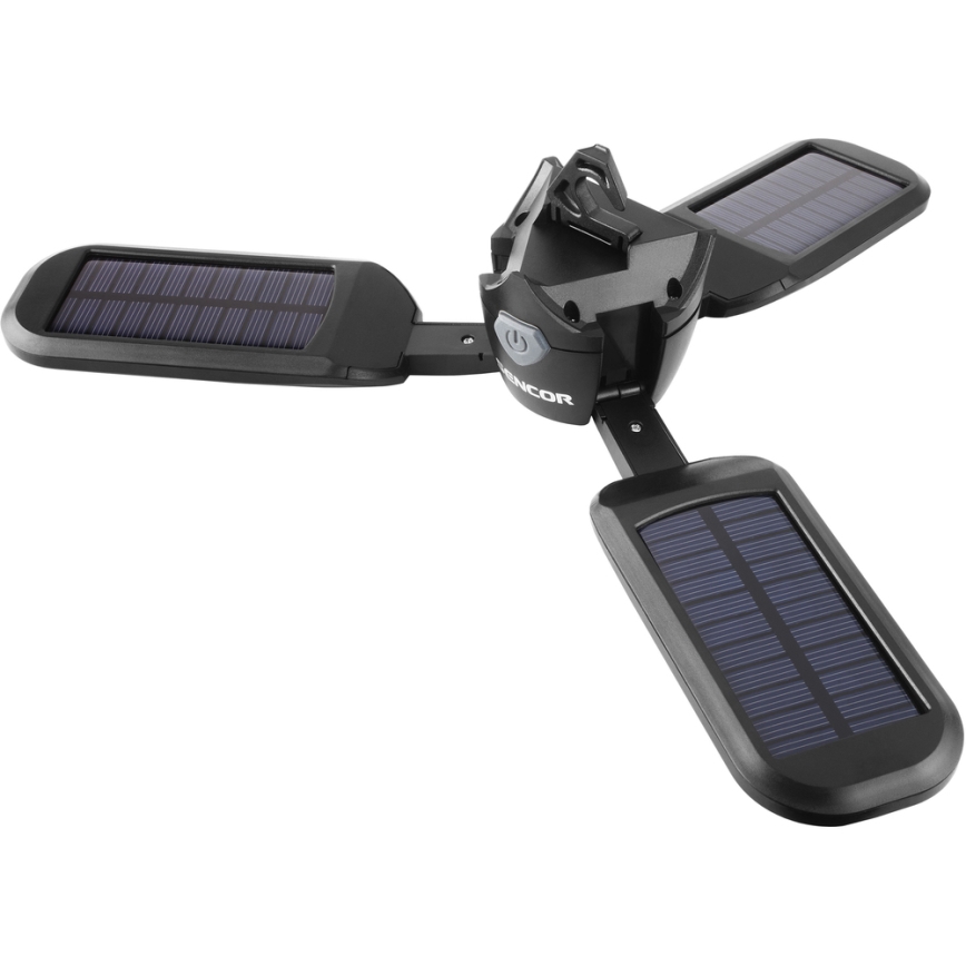 Sencor - LED Rechargeable camping flashlight med en solar panel LED/3W/1600 mAh IPX4