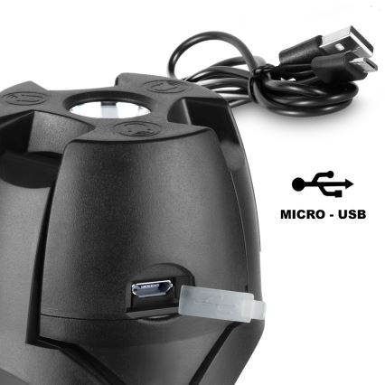 Sencor - Uppladdningsbar LED-campinglykta med solpanel LED/3W/1600 mAh IPX4
