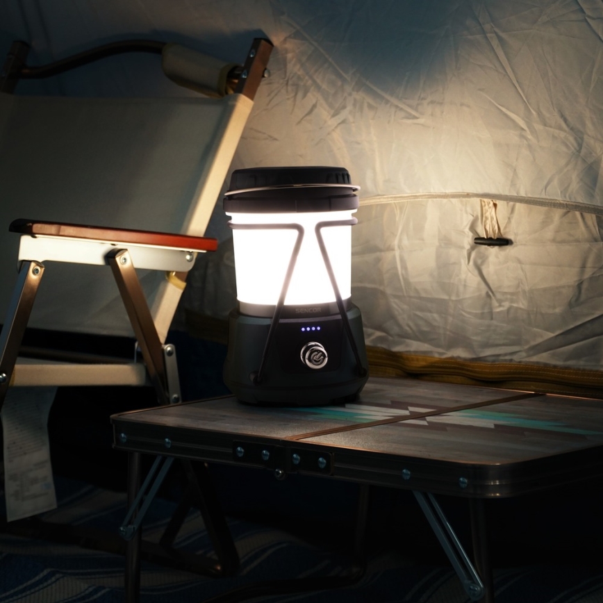 Sencor - LED Ljusreglerad multifunctional lamp med en power bank LED/10W/4400 mAh IPX2