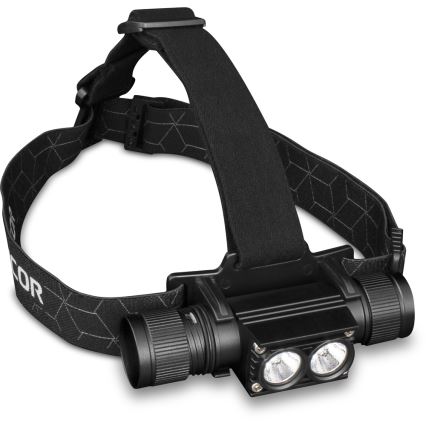 Sencor - LED uppladdningsbar aluminium pannlampa LED/5W/2600 mAh IP65