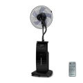 Sencor - Luftkylare med en vattenspruta 90W/230V svart + fjärrkontroll