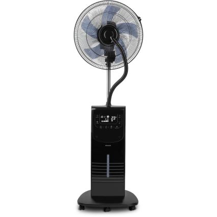 Sencor - Luftkylare med en vattenspruta 90W/230V svart + fjärrkontroll
