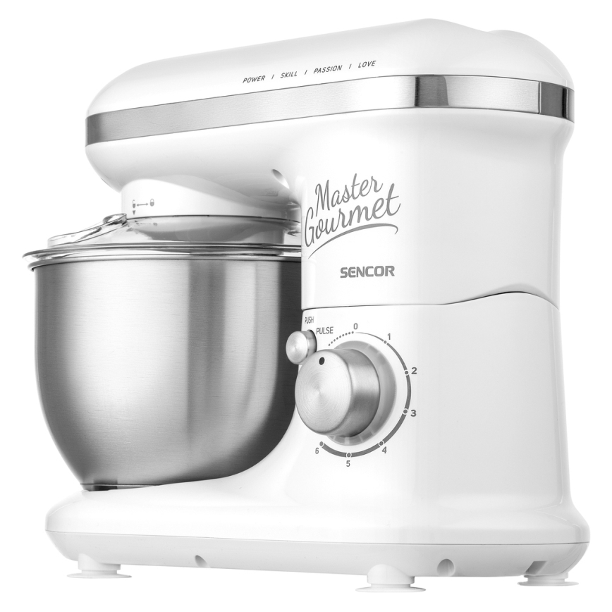 Sencor -  Matberedare med skål i rostfritt stål 600W/230V