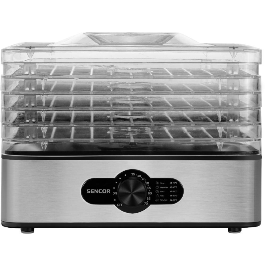 Sencor - Matdehydrator med temperaturreglering 700W/230V