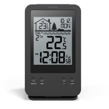 Sencor - Mätstation med trådlös flytsensor för pool 2xAA + 2xAA IPX7