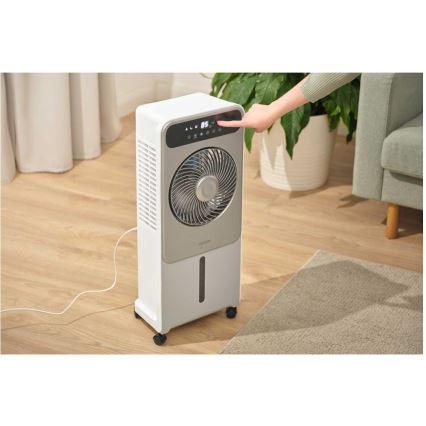 Sencor - Mobil luftkylare 28W/230V grå + fjärrkontroll