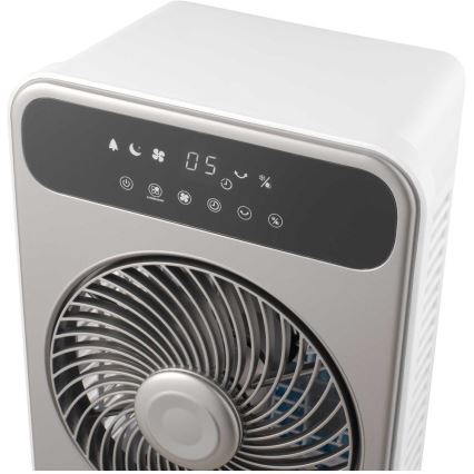 Sencor - Mobil luftkylare 28W/230V grå + fjärrkontroll