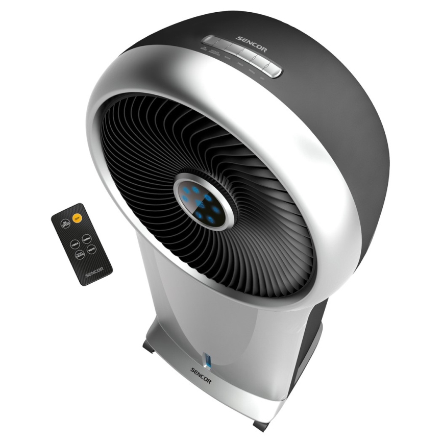Sencor - Mobil luftkylare 3in1 110W/230V silver/svart + fjärrkontroll