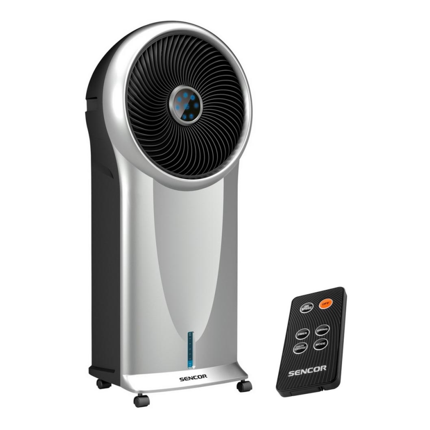 Sencor - Mobil luftkylare 3in1 110W/230V silver/svart + fjärrkontroll