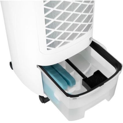 Sencor - Mobil luftkylare med LED-skärm 3i1 45W/230V vit + fjärrkontroll