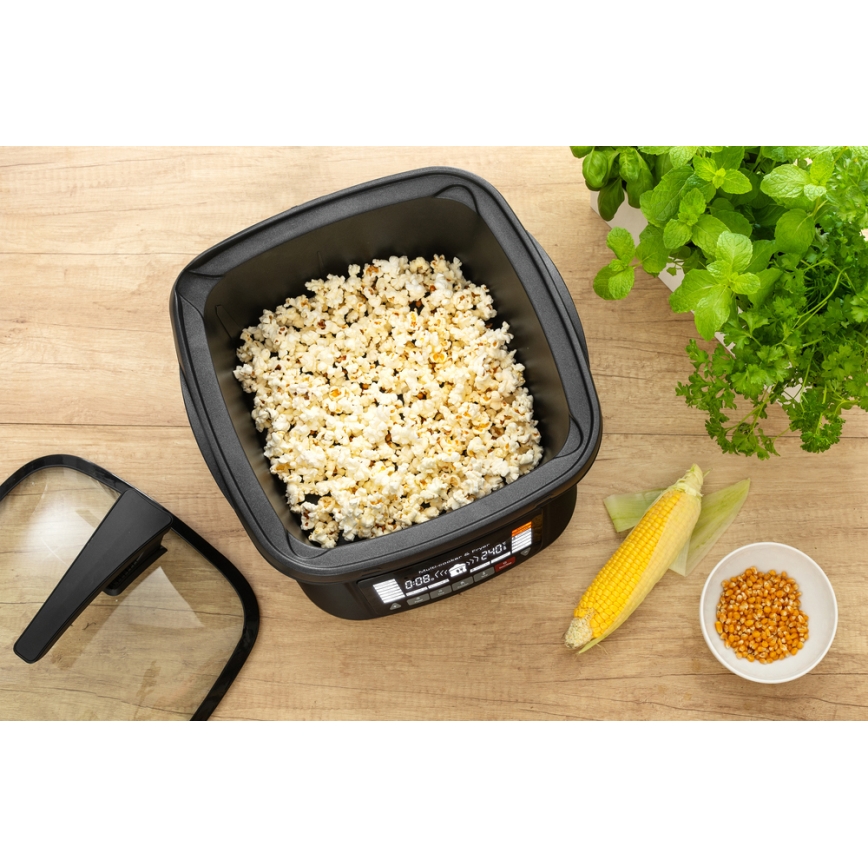 Sencor - Multifunktionell stekpanna med tillbehör 1800W/230V 18 funktioner 4,8l